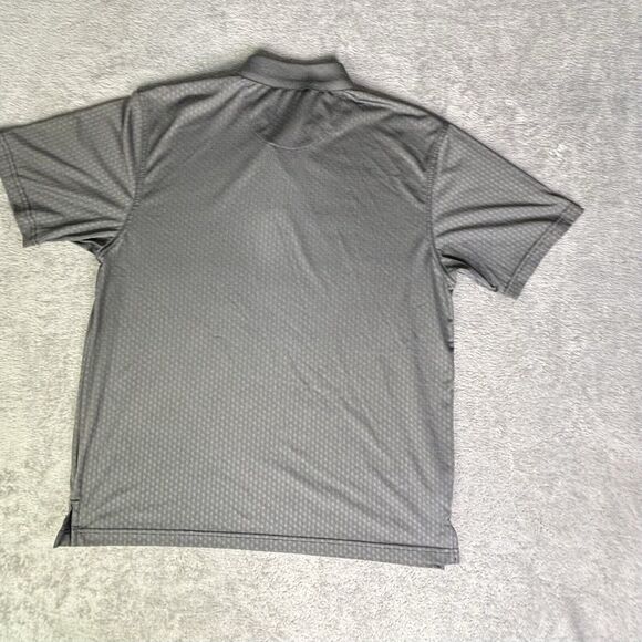 PGA Tour Polo Shirt Mens Large Gray Short Sleeve Golfing Quick Dry Casual - Picture 8 of 8